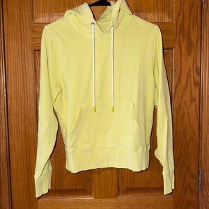 Athleta yellow/lime Hooded Sundown Sweatshirt